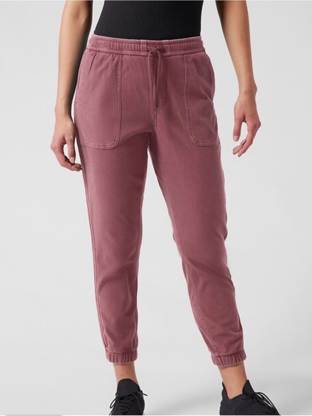 Athleta Farallon Jogger Tawny Rose Sweatpants size small petite